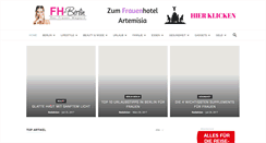 Desktop Screenshot of frauenhotel-berlin.de